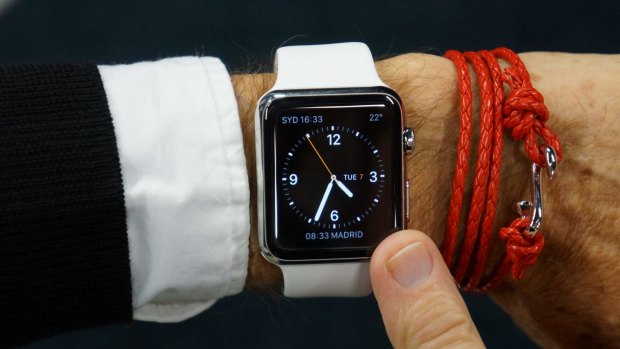 The Apple Watch 'builds the digital world directly into your skin'.