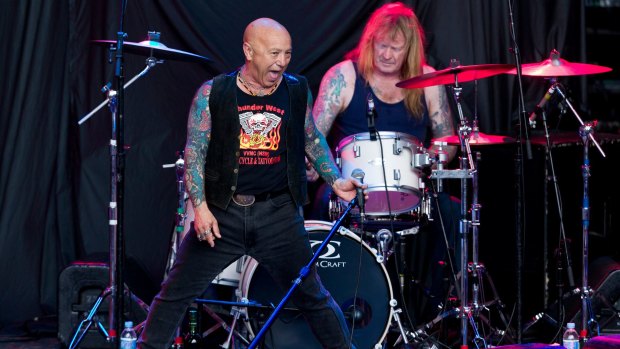 Former Rose Tattoo drummer Paul DeMarco has pleaded guilty to conspiring to supply guns. 
