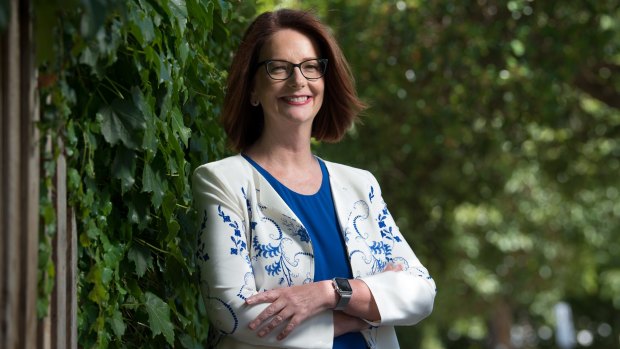 Former prime minister Julia Gillard in January. 