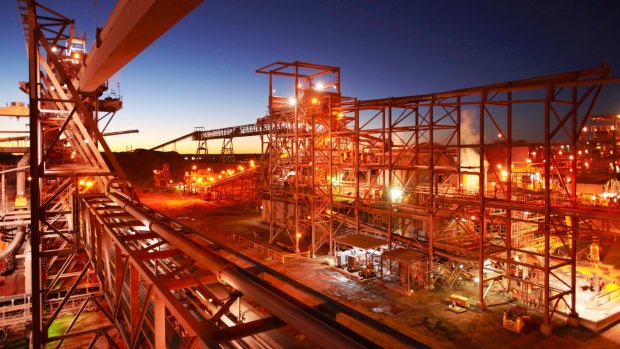 BHP Billiton's Olympic Dam mine suffered during the South Australian power outages last year.