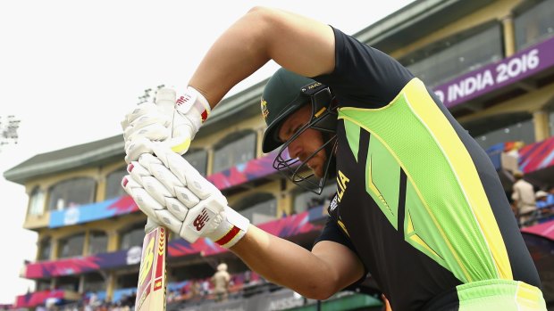 Aaron Finch played just two games at the World Twenty20.