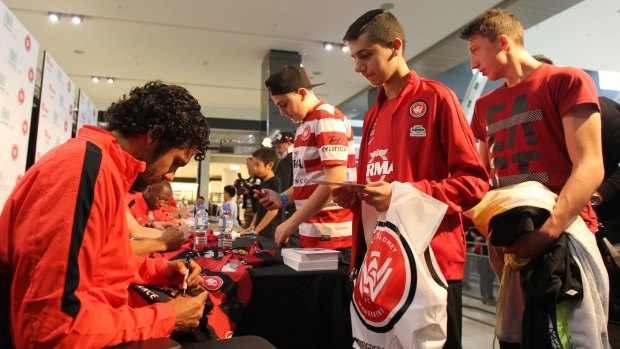 Moving forward: The Western Sydney Wanderers and their fans are involved with a club seeking to produce their own stars.
