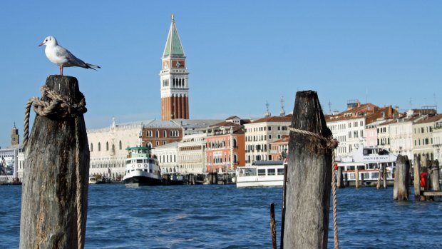 Riva degli Schiavoni waterfront in Venice.