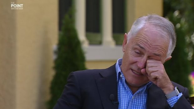 Malcolm Turnbull was moved to tears during a recent interview with Stan Grant.