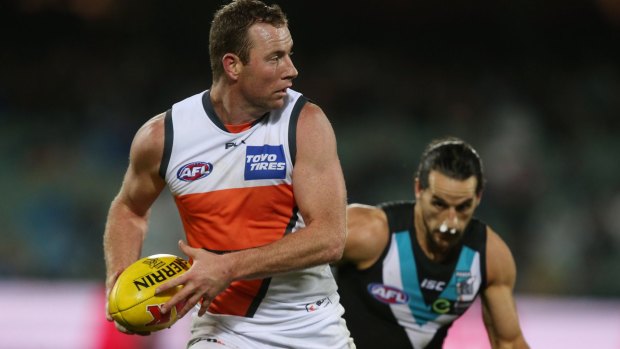 Key: Steve Johnson has been in superb form for GWS this year.
