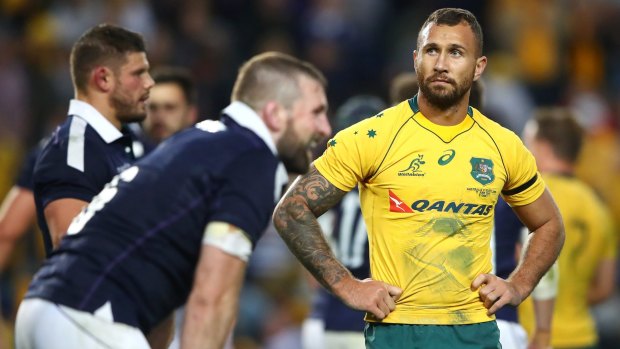 Discarded: Quade Cooper is not wanted by the Wallabies.