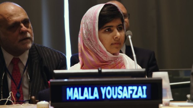 Malala Yousafzai, the remarkable champion of women's education.