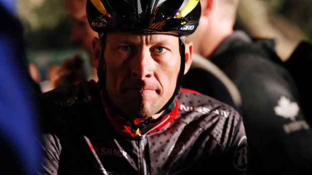 Disgraced: Lance Armstrong.