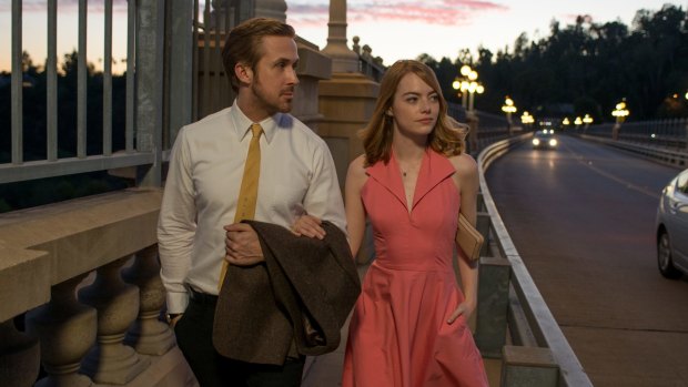 Emma Stone and Ryan Gosling in La La Land.