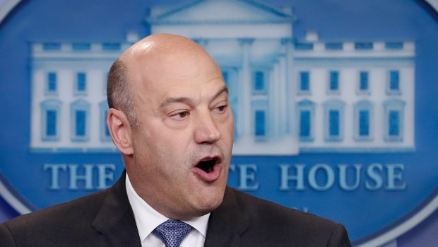 National Economic Director Gary Cohn  said he had been under enormous pressure both to quit and remain in the White House, but the administration 'must do better'.
