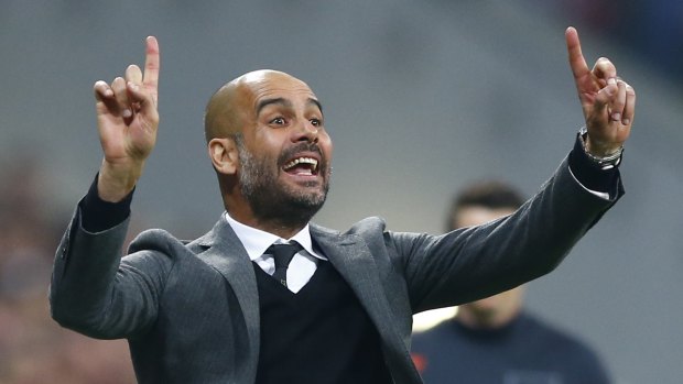 Manchester bound?: Now that his time at Bayern Munich has a closing date, Pep Guardiola may end up coaching Manchester City. 