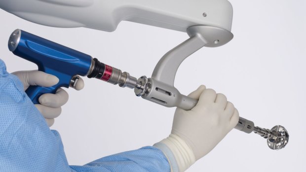 Robots are being pioneered to help with hip replacement surgery.