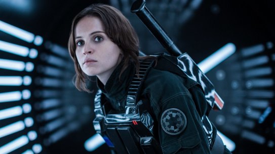 Felicity Jones portrays Jyn Erso in <i>Rogue One: A Star Wars Story</i>.