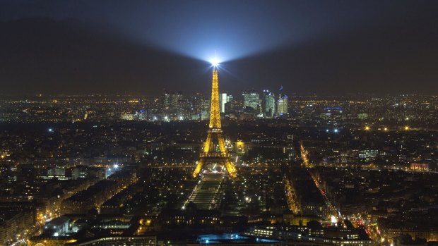 The unidentified drones were seen near the Eiffel Tower and La Defense business district.
