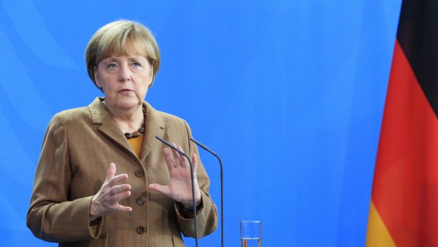 German chancellor Angela Merkel's not for turning on carbon emission goals