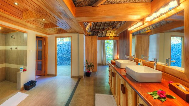 One of the resort's luxurious bathrooms.