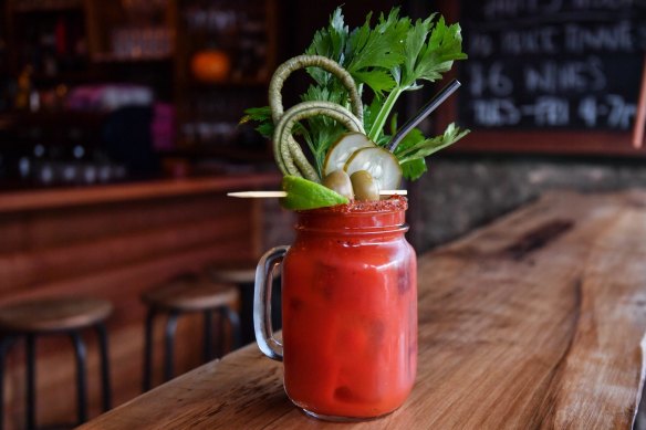 Hail, Caesar. Don't miss the signature Bloody Caesar.