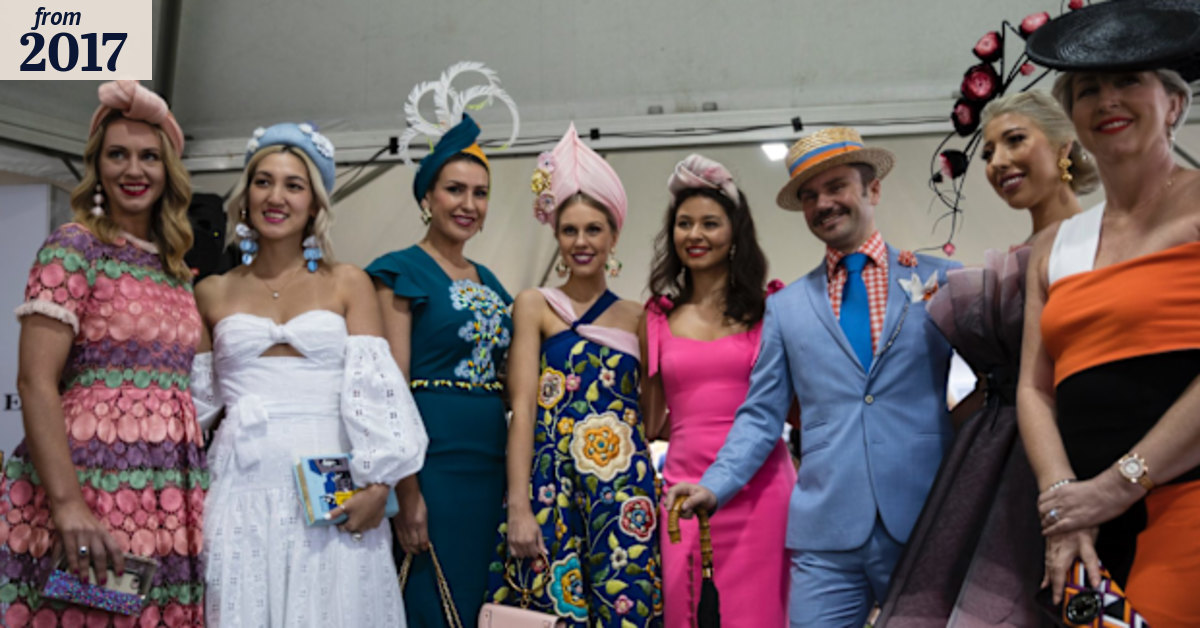 Fashion at Randwick on Everest Race Day