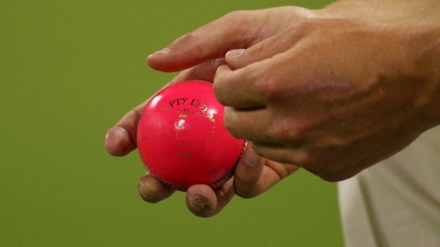 Into the unknown: Pink balls come to Test cricket on Friday.