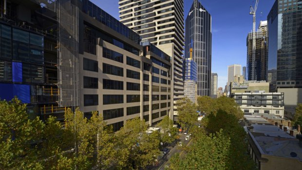 A 10-level office building at 438 Elizabeth Street in Melbourne is for sale.