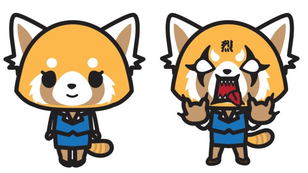 Aggretsuko, the new character from Hello Kitty creators San Rio, is a cute red panda - with anger issues.