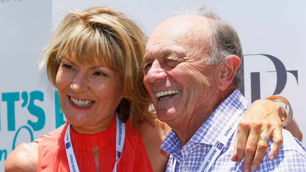 Bitten by the racing bug: Katie Page Harvey and Gerry Harvey, who helped make Magic Millions the envy of bloodstock sales houses around the world.