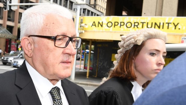 Ron Medich arrives for day two of his murder trial.