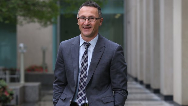 Greens Leader Senator Richard Di Natale at Parliament House in Canberra on Thursday 22 October 2015. Photo: Andrew Meares