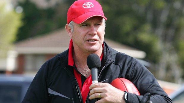 Former St Kilda player and ex-Richmond coach, Danny Frawley, said he would hold Caroline Wilson under the water.