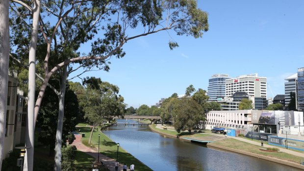 The site of the new Powerhouse Museum in Parramatta.