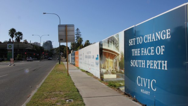 South Perth has been another contested site as developers rush to take advantage of new zonings. 