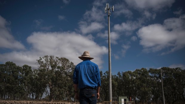 Lower frequencies carry data longer distances, which is great for rural Australia. High frequencies are good for dense city areas. 