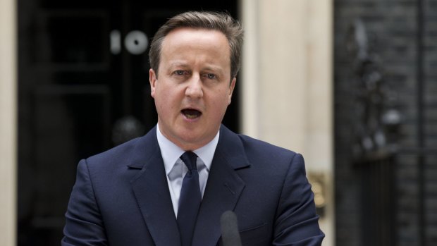 'Brits don;t quit': Prime Minister David Cameron urged Britons to vote to remain in the bloc in a speech outside 10 Downing Street. 