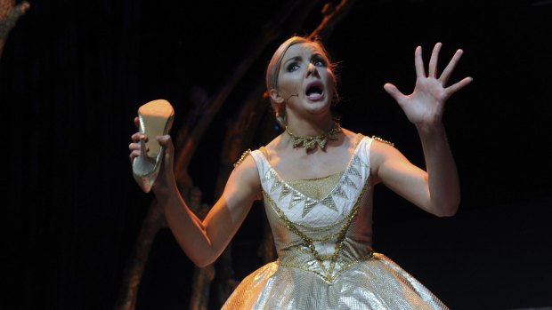 Pip Murphy plays Cinderella in <i>Into the Woods</i> at Gungahlin College Theatre.
