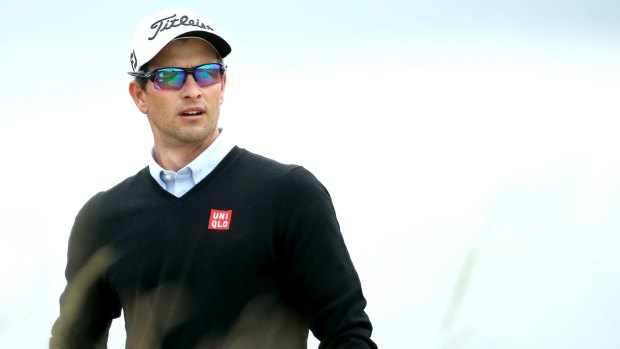 Eyes on the prize: Adam Scott is feeling confident ahead of the British Open at St Andrews.