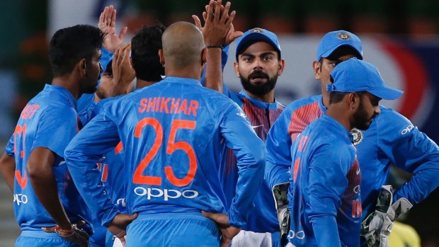 Holding on: Australia must win on Wednesday morning (AEST) to avoid Indian series win.