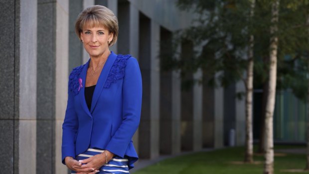 Michaelia Cash, Minister Assisting the Prime Minister for Women, at Parliament House.