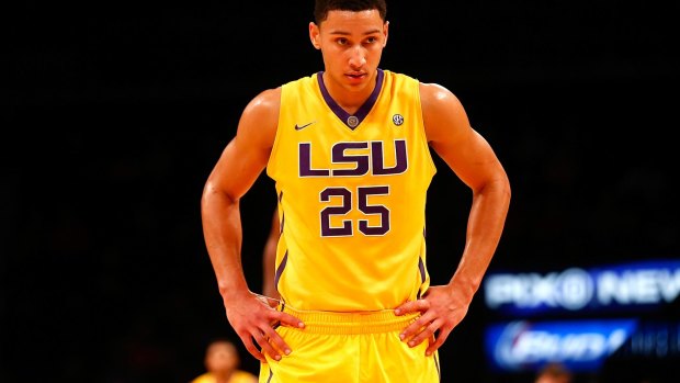 Exploded: Ben Simmons scored 43 points for LSU. 