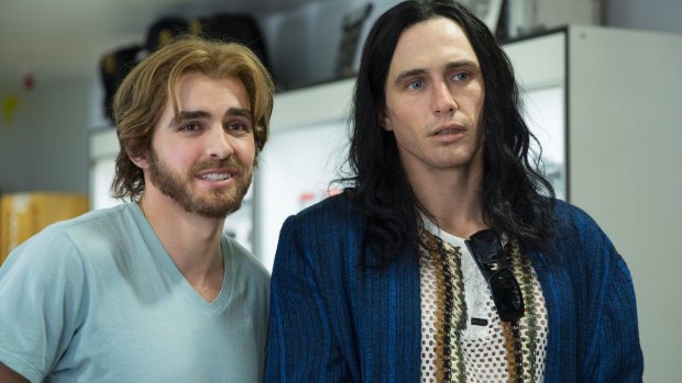James Franco (right) as Tommy Wiseau in the Disaster Artist.