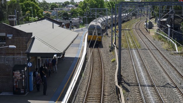 Curved platforms such as the one at Dulwich Hill in the inner west present challenges for builders of Sydney's new metro line.
