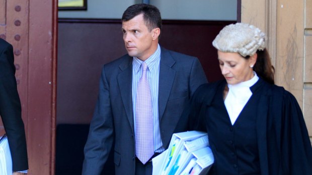 Paul Mulvihill, pictured with his former barrister Kate Traill, is appealing against his conviction and sentence for the murder of his former lover Rachelle Yeo.