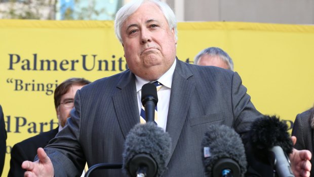 Outgoing member for Fairfax Clive Palmer.