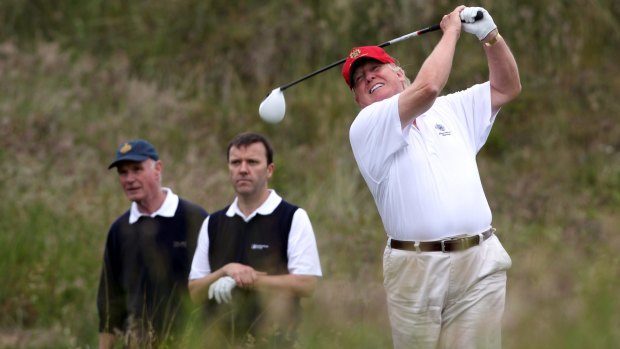 Donald Trump owns several golf resorts throughout the world.