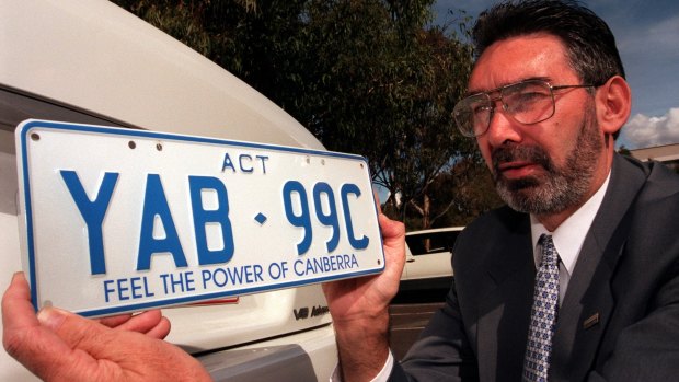 The Feel the Power of Canberra number plates are still available.