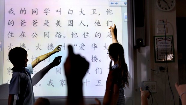 Barring native Chinese speakers from Chinese as a Second Language is unlikely to amount to discrimination. 