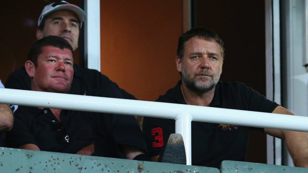 Possible business partners: James Packer and Russell Crowe.