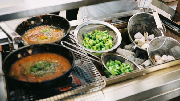 Manze will showcase Mauritian dishes such as rougaille, served here with pipis.