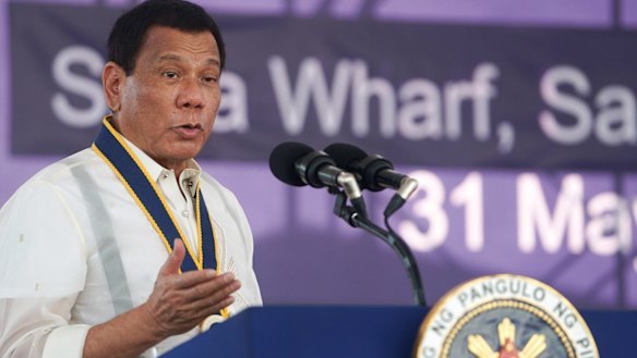 Philippine President Rodrigo Duterte