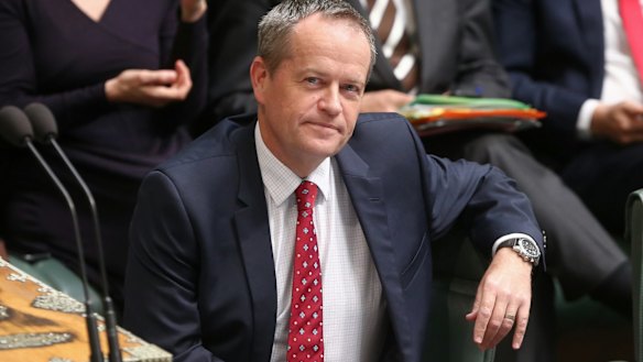 Opposition Leader Bill Shorten at Parliament House.