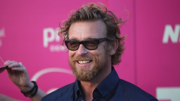 "I knew I had to somehow make the film": Simon Baker on the red carpet at Tropfest last year.
